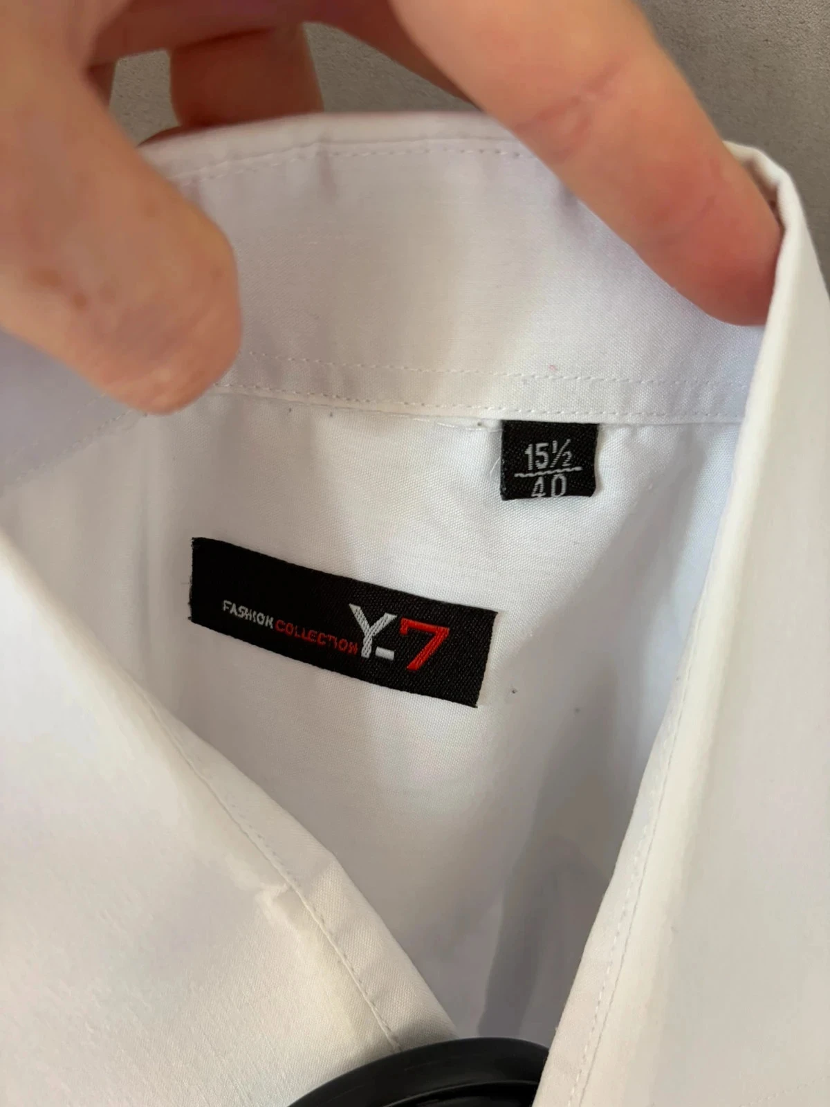 Camisa blanca de manga corta – photo 2